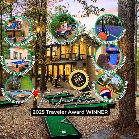 Lux,Hot Tub,Atv,Hiking,Pickleball,Firepit,Arcade Broken Bow Exterior photo