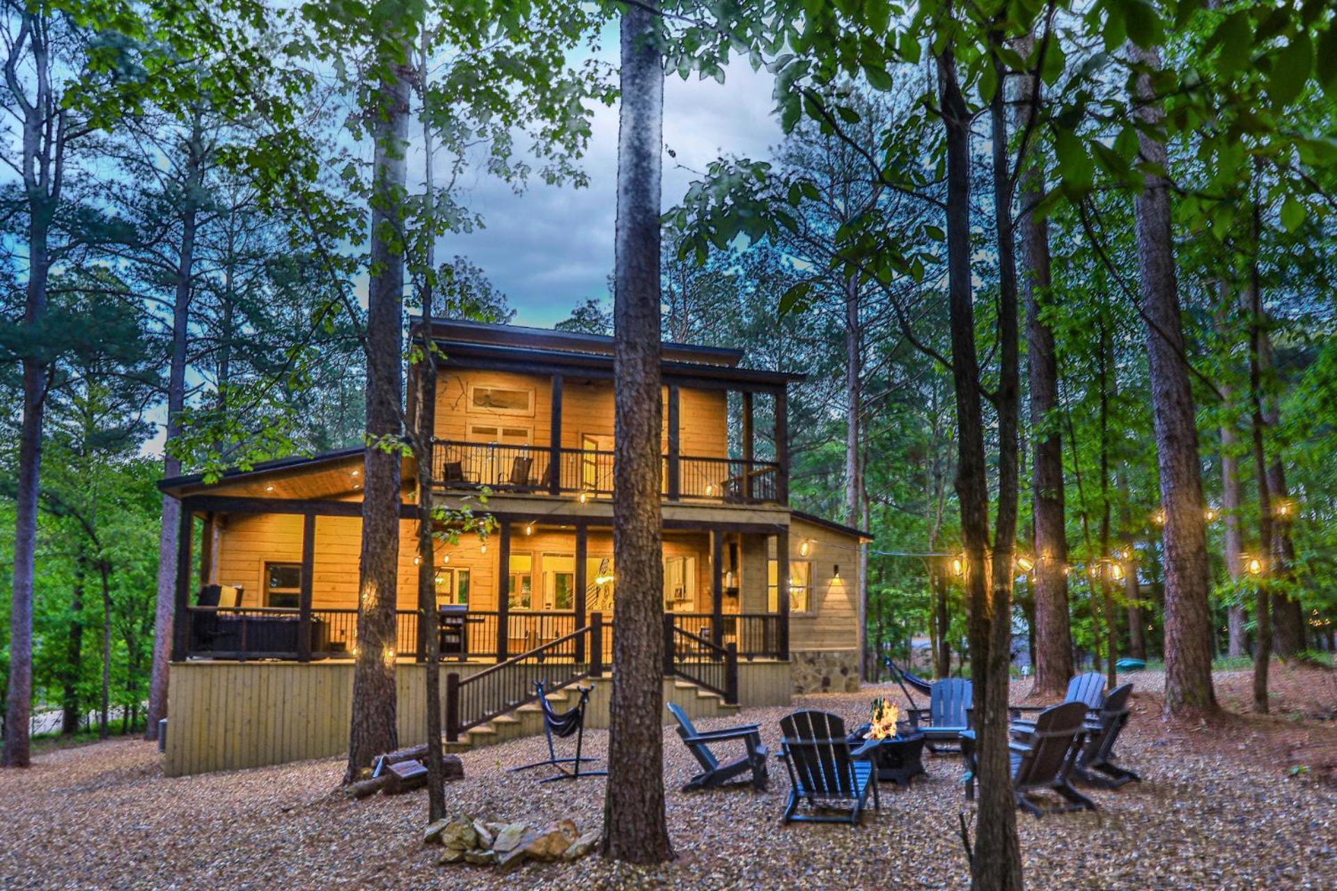 Lux,Hot Tub,Atv,Hiking,Pickleball,Firepit,Arcade Broken Bow Exterior photo