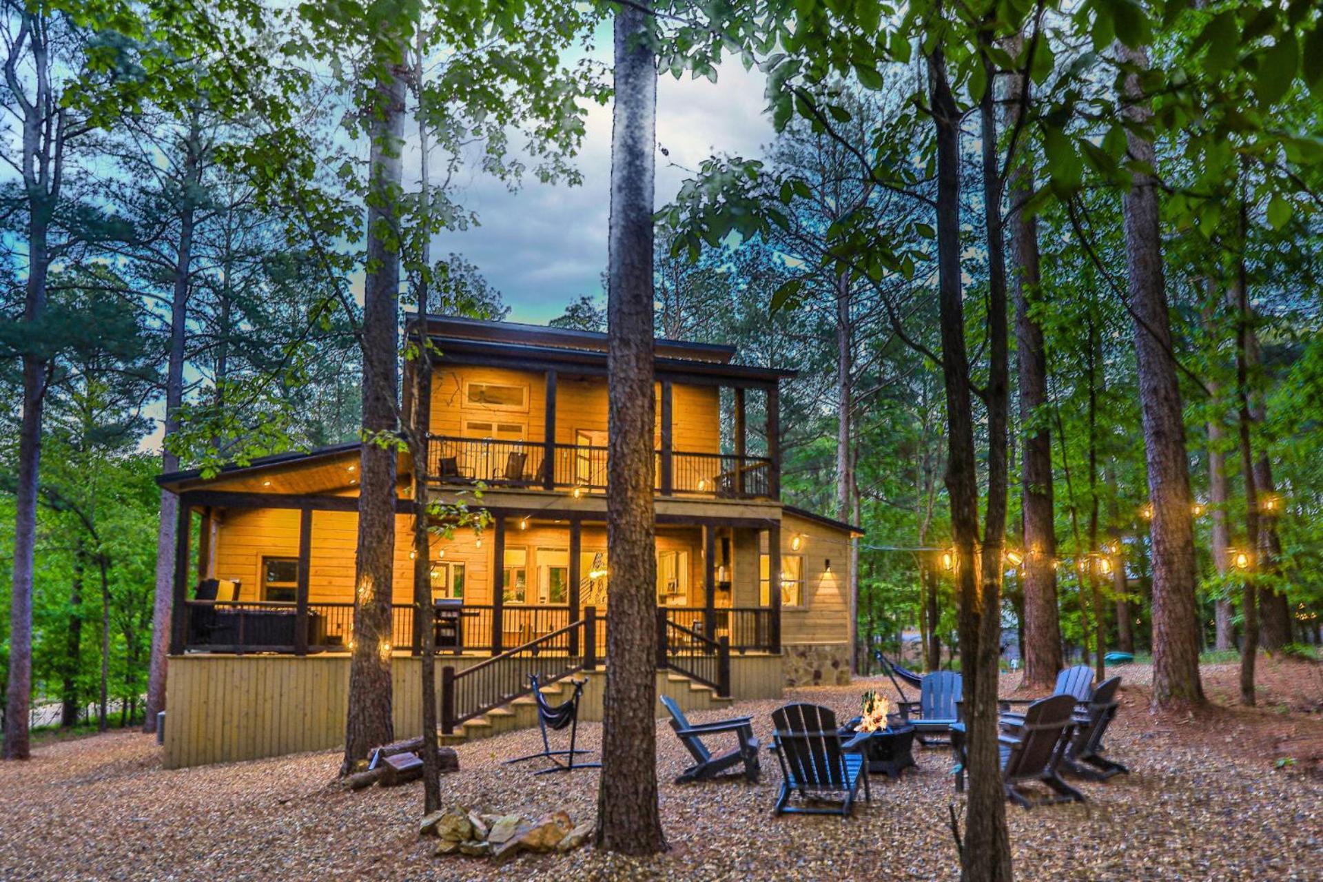 Lux,Hot Tub,Atv,Hiking,Pickleball,Firepit,Arcade Broken Bow Exterior photo