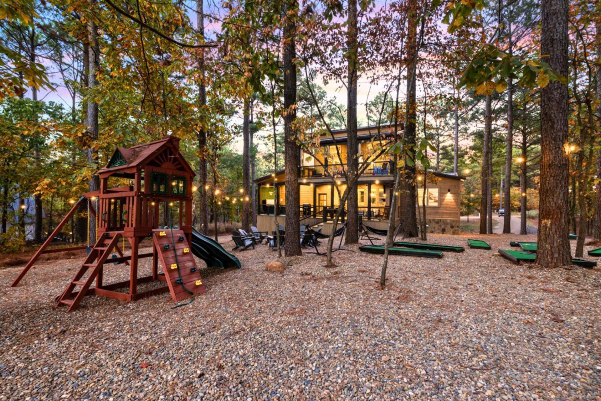 Lux,Hot Tub,Atv,Hiking,Pickleball,Firepit,Arcade Broken Bow Exterior photo