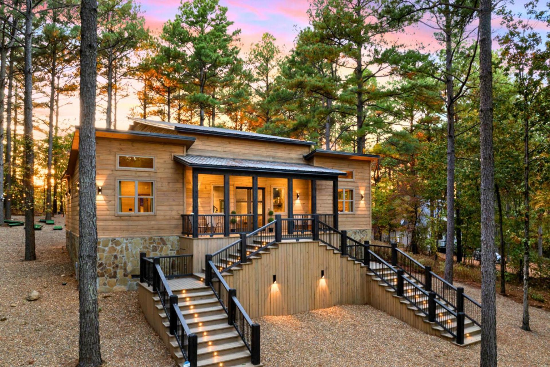 Lux,Hot Tub,Atv,Hiking,Pickleball,Firepit,Arcade Broken Bow Exterior photo
