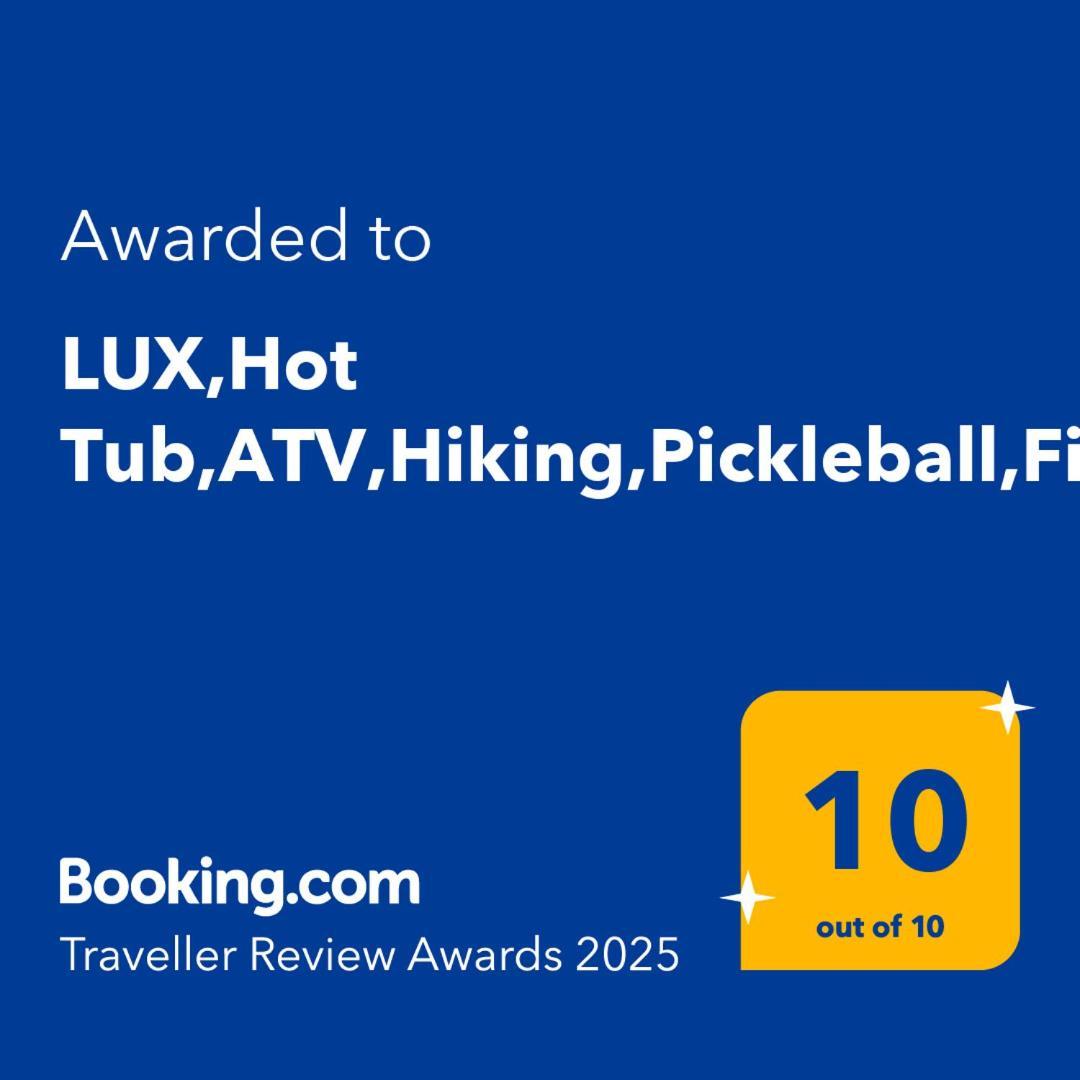 Lux,Hot Tub,Atv,Hiking,Pickleball,Firepit,Arcade Broken Bow Exterior photo